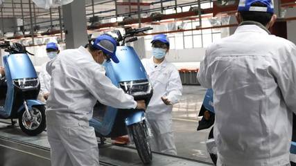 趁勝勢·創(chuàng)盛世 新大洲全生態(tài)智慧工廠正式投產(chǎn)，開啟電動車智造新篇章